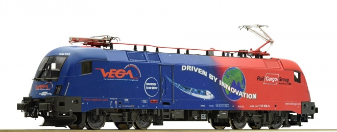 Electric locomotive Rh 1116 168 of Vegatrans Digital with sound<br /><a href='images/pictures/Roco/235334.jpg' target='_blank'>Full size image</a>
